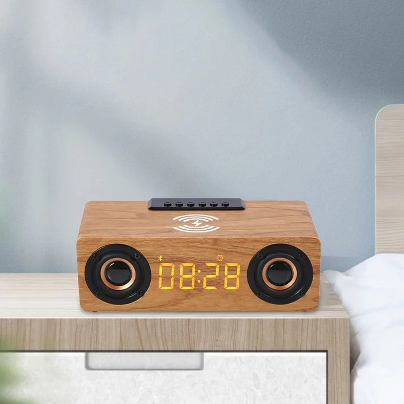 Smart-Wecker aus Holz