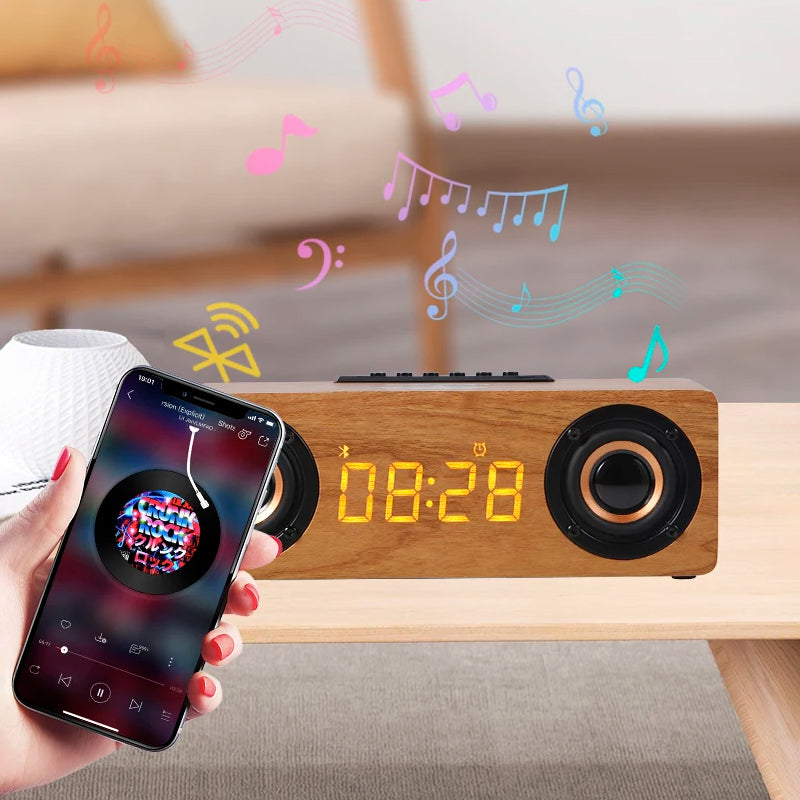 Smart-Wecker aus Holz
