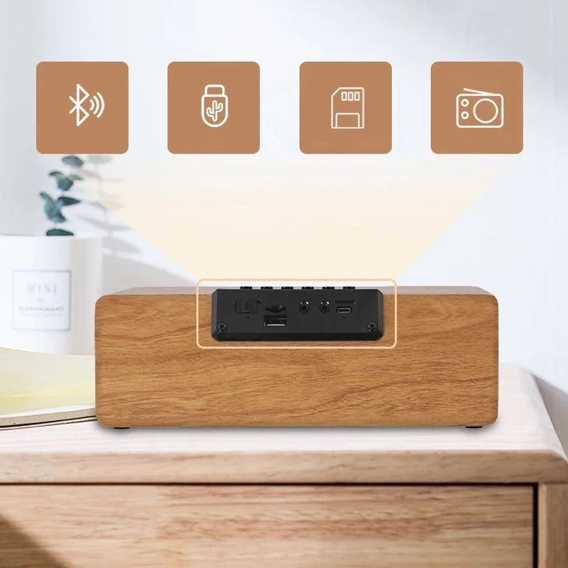 Smart-Wecker aus Holz