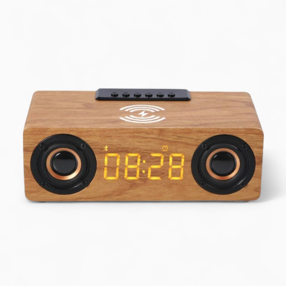 Smart-Wecker aus Holz