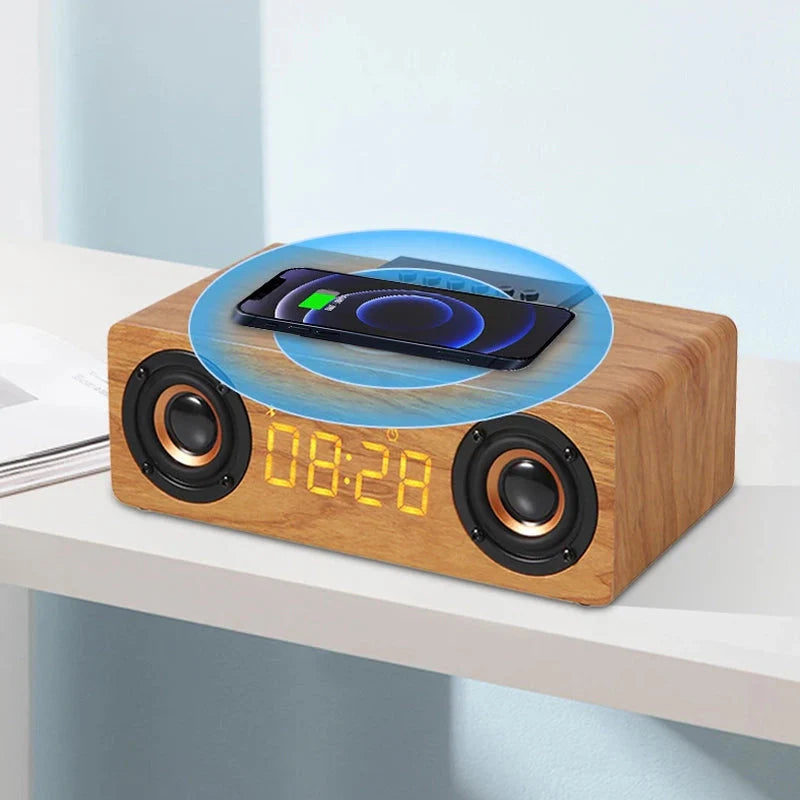 Smart-Wecker aus Holz