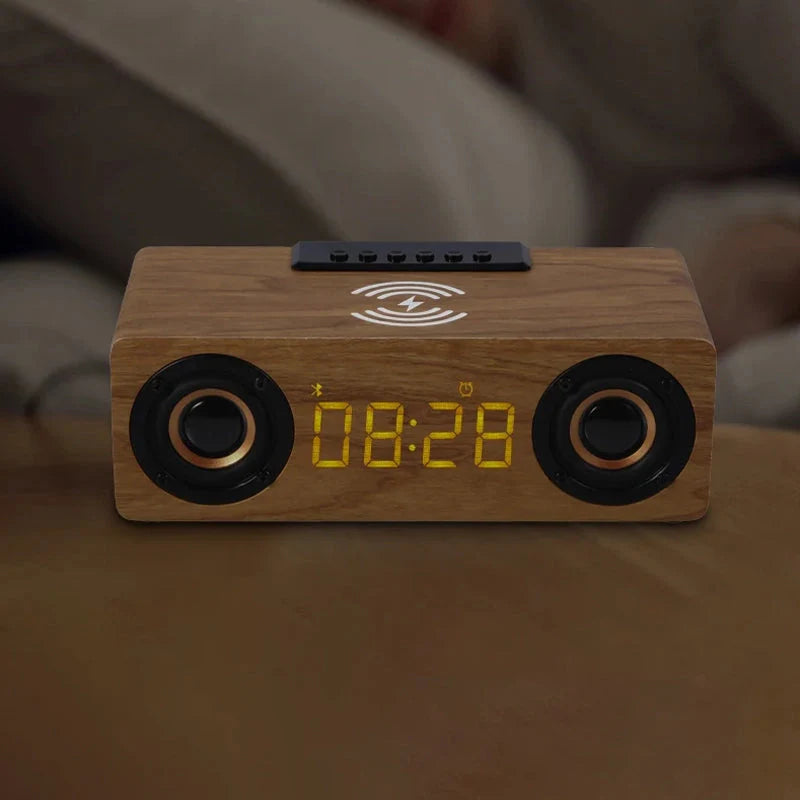 Smart-Wecker aus Holz