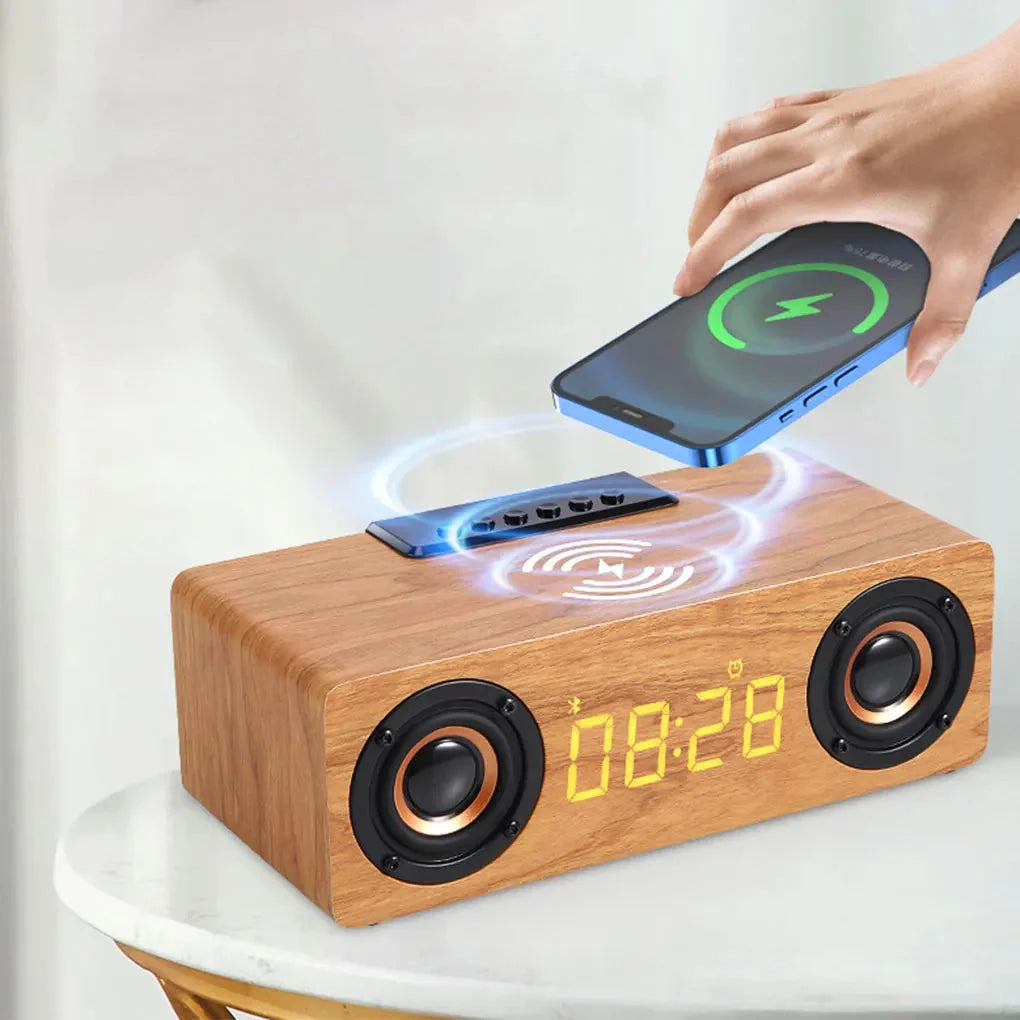 Smart-Wecker aus Holz