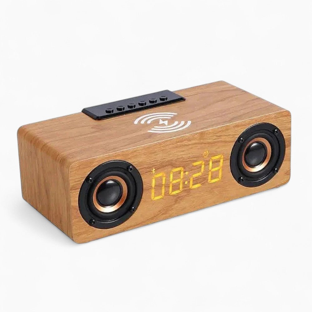 Smart-Wecker aus Holz