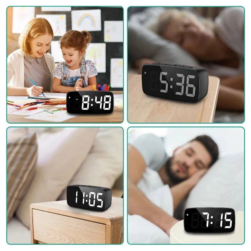 Digitaler Wecker mit Batterie