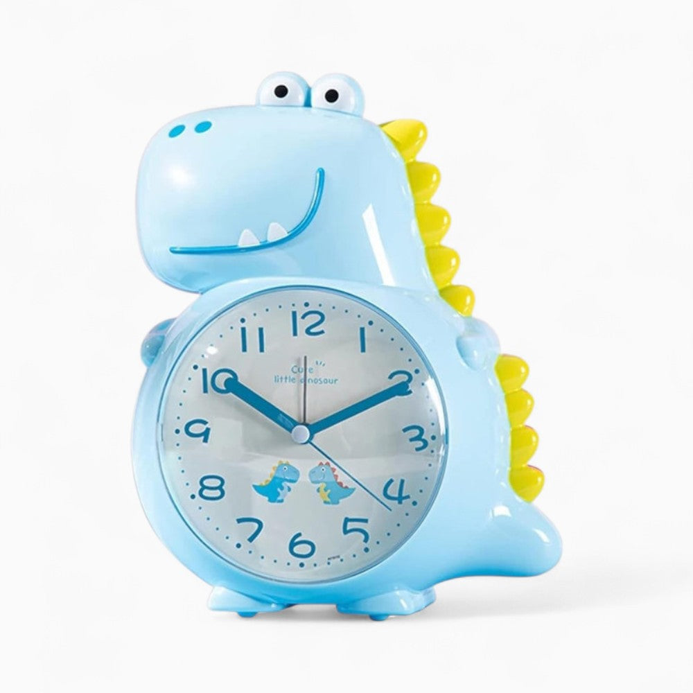 Réveil Dinosaure Analogique Bleu