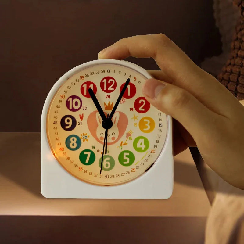 Réveil Éducatif Lapin Rose