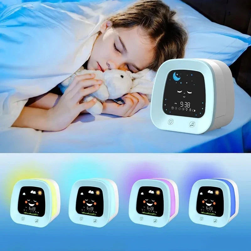 Tag-Nacht-Wecker Blau