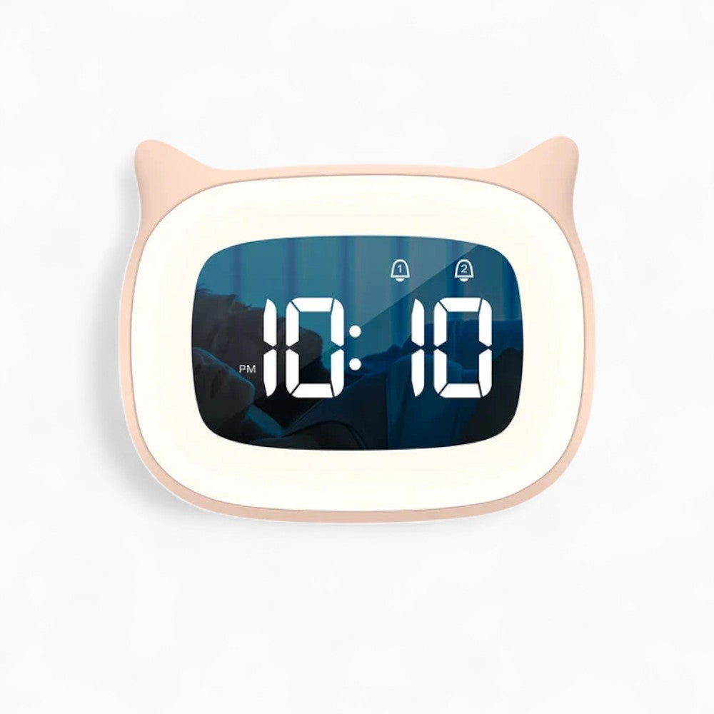 Réveil Jour Nuit Rose