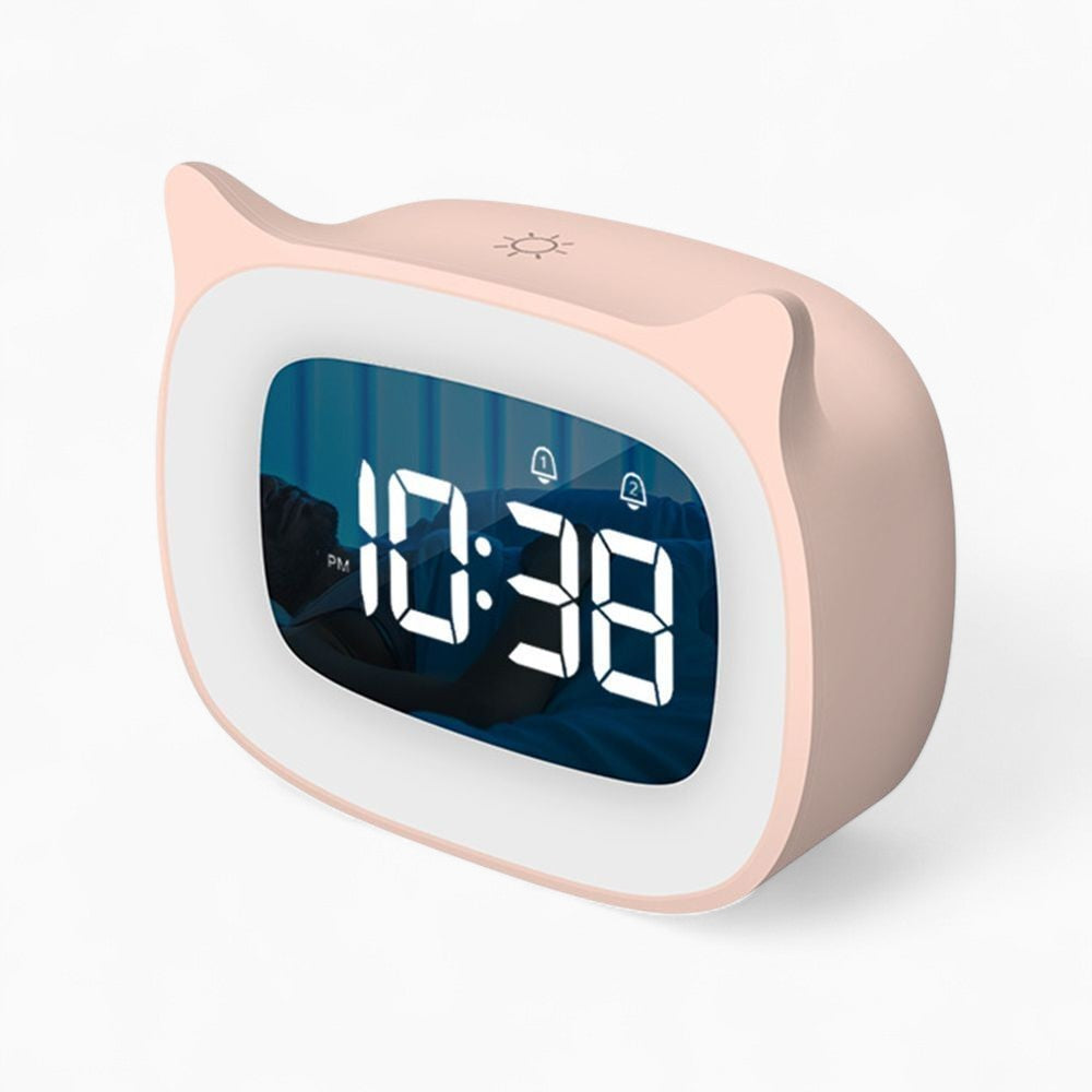 Tag-Nacht-Wecker Rosa