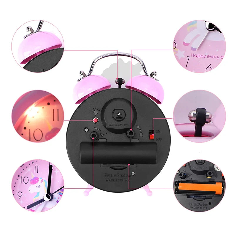 Réveil Licorne Lumineux