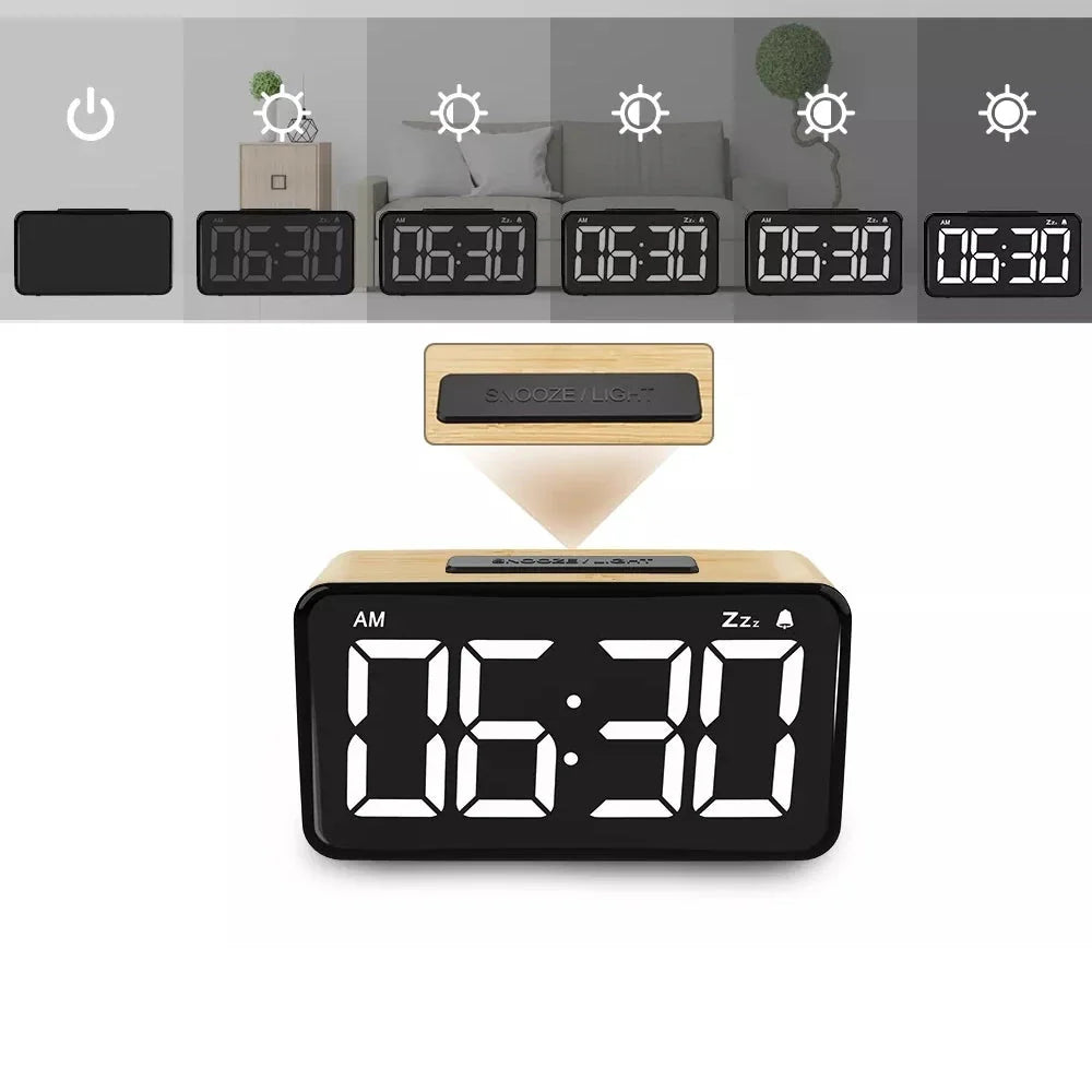 Réveil Lumineux À Gros Chiffres