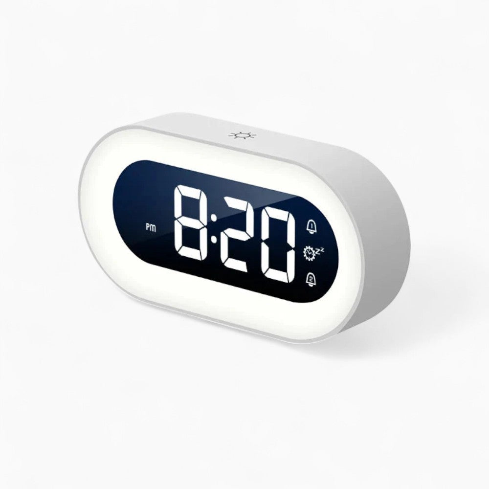 Digitaler Wecker im Design mit LED-Beleuchtung