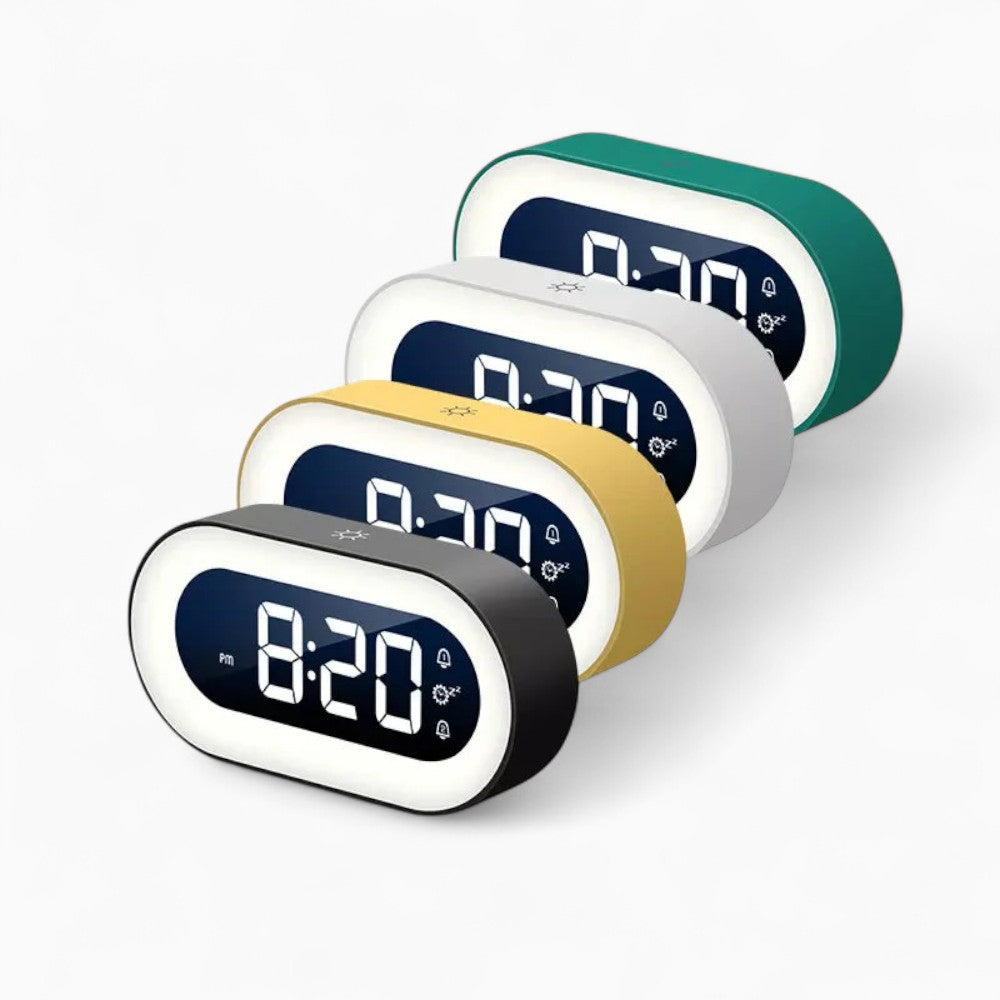 Digitaler Wecker im Design mit LED-Beleuchtung