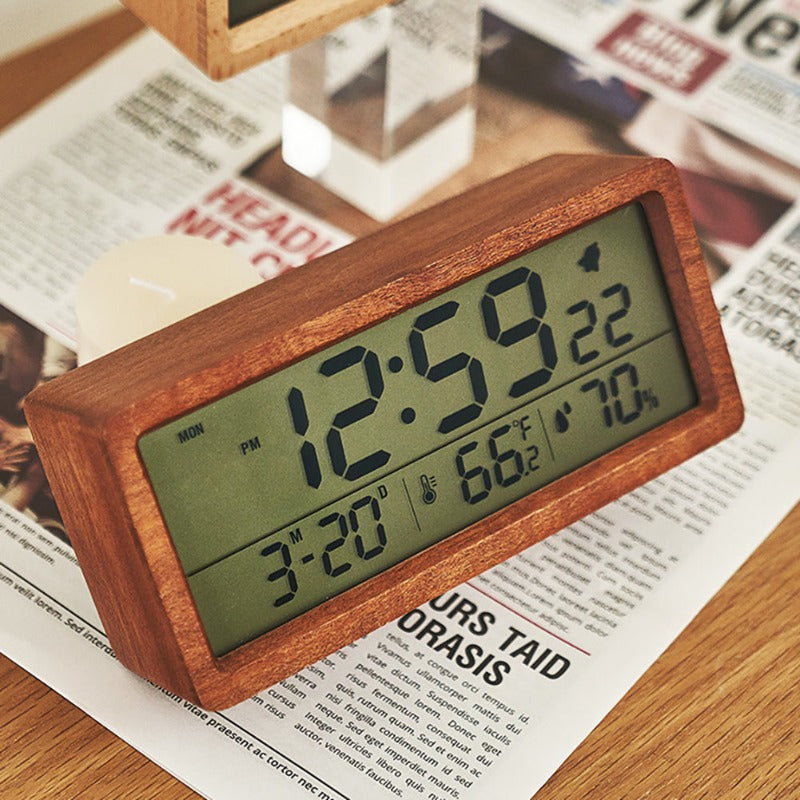 Holz Digitalwecker