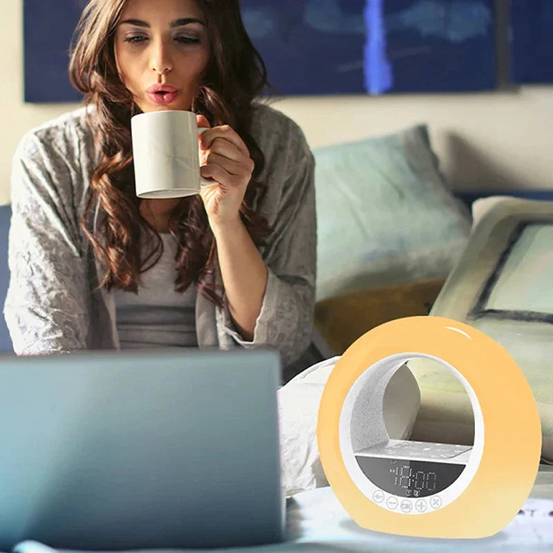 Réveil Simulateur D'aube Double Alarme