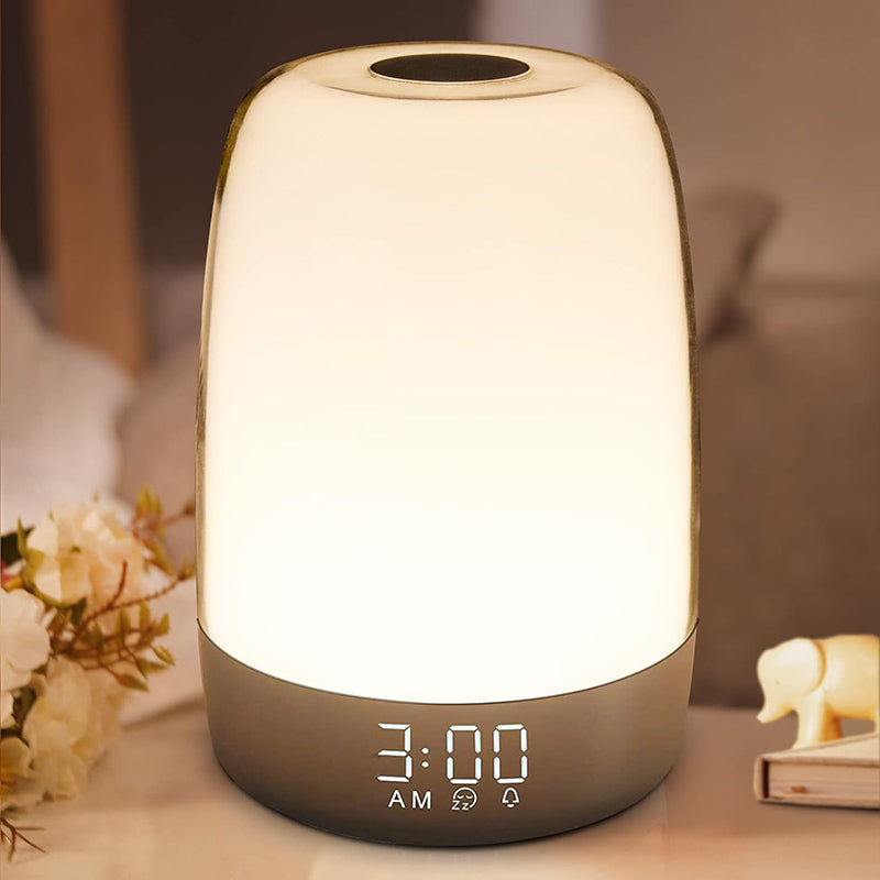 Wecker mit Sonnenaufgangssimulation und Lampe