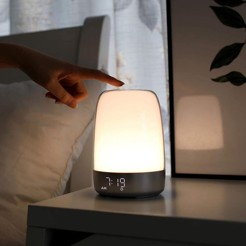 Wecker mit Sonnenaufgangssimulation und Lampe