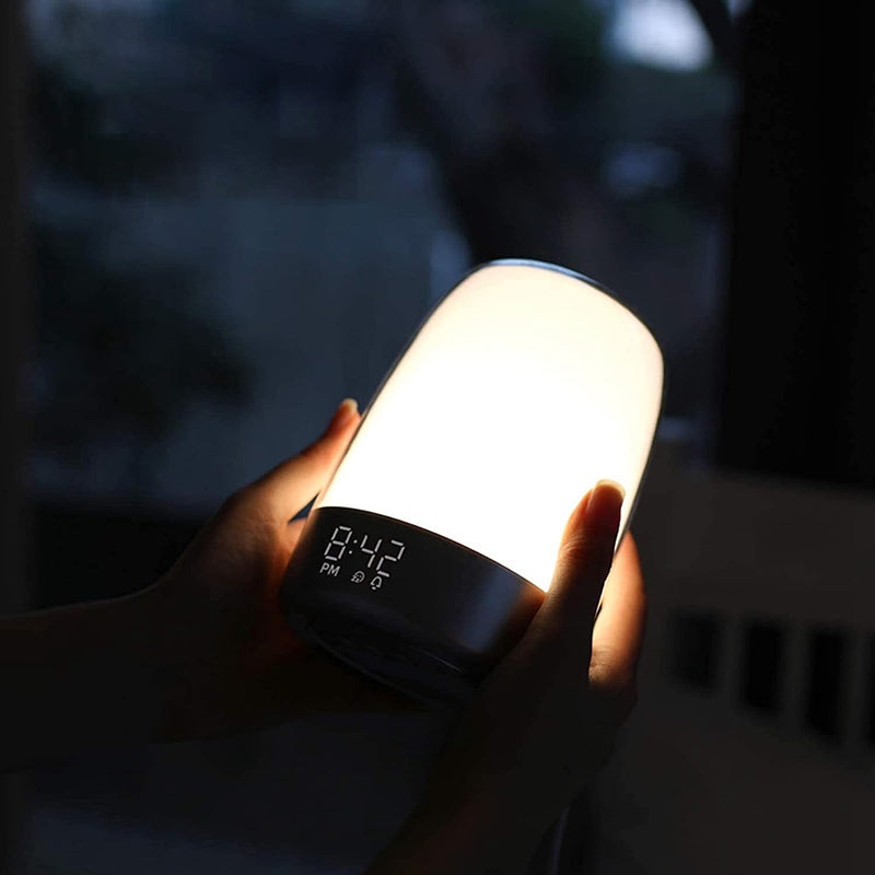 Wecker mit Sonnenaufgangssimulation und Lampe