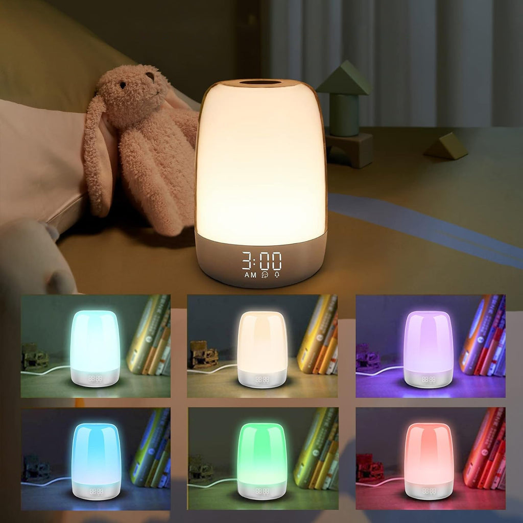 Wecker mit Sonnenaufgangssimulation und Lampe