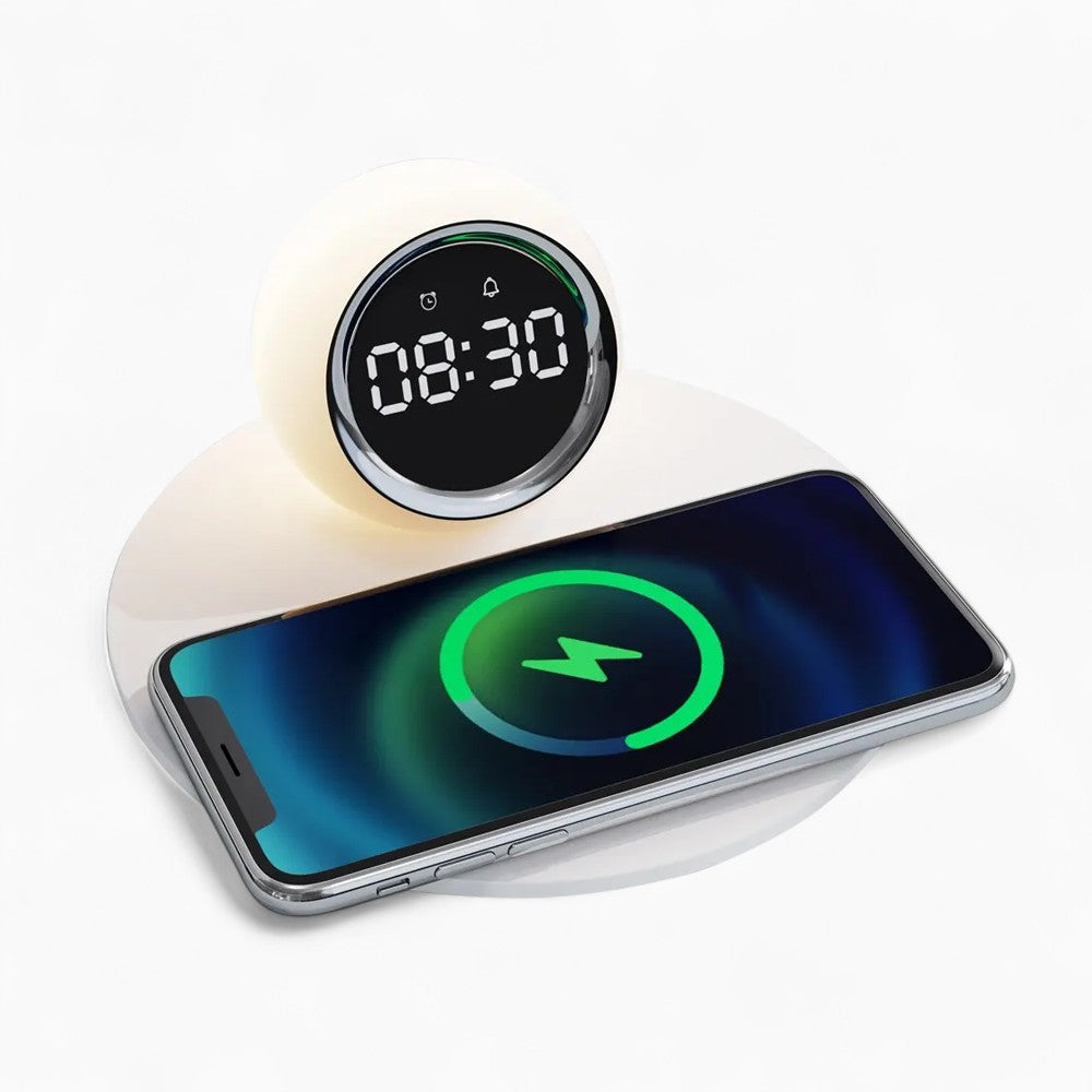 Digitalwecker mit Induktionsladegerät