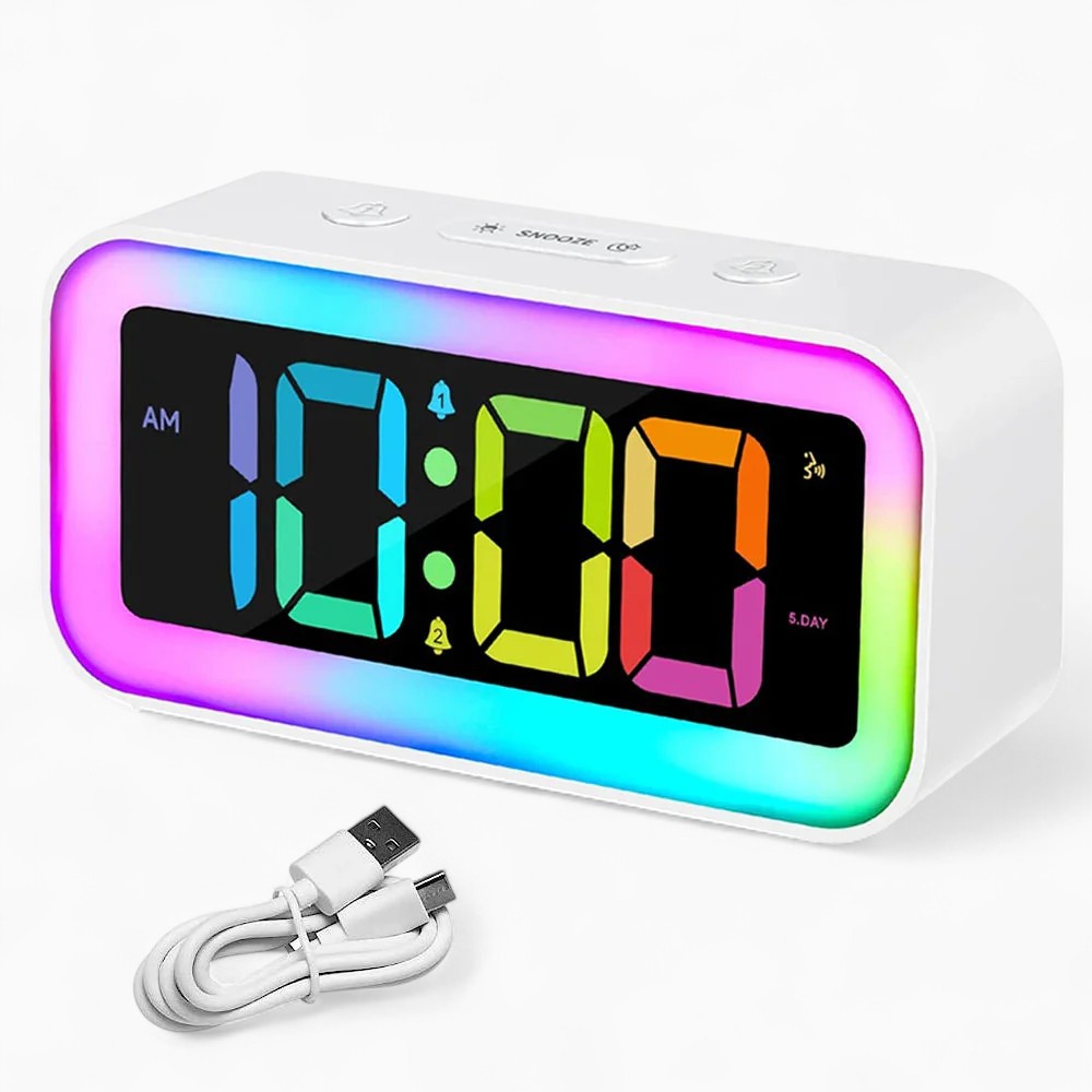 Réveil Veilleuse Lumineuse