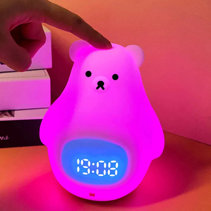 Réveil Veilleuse Ours